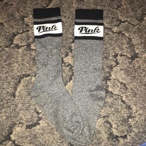 Victoria’s Secret pink high socks